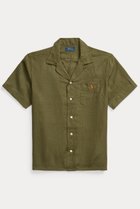 【ラルフローレン/RALPH LAUREN / MEN】の【MEN】【POLO RALPH LAUREN】クラシック フィット リネン キャンプ シャツ 人気、トレンドファッション・服の通販 founy(ファニー) ファッション Fashion メンズファッション Fashion for Men なめらか Smooth, Silky Texture クラシック Classic, Timeless Style ショート Short, Short Length ストレート Straight, Straight Cut スリーブ Sleeve, Long Sleeve / Short Sleeve パッチ Patch, Appliqué フィット Fit, Slim Fit プリーツ Pleats, Pleated ポケット Pocket, Pocket Detail ヨーク Yoke, Yoke Design リネン Linen, Linen Fabric リラックス Relax, Relaxed Fit エレガント 上品 Elegant 半袖 Short Sleeve, Half Sleeve thumbnail グリーン|ID: prp329100004906754 ipo3291000000036738805