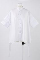 【エンフォルド/ENFOLD】のC/PEブロード レイヤードスリーブ SH/シャツ 人気、トレンドファッション・服の通販 founy(ファニー) ファッション Fashion レディースファッション Fashion for Women トップス・カットソー Cut & Sew Tops シャツ・ブラウス・オフィスカジュアル Elegant Blouses & Button-Ups カッティング Cutting Detail ショート Short, Short Length シンプル Simple, Minimal スクエア Square, Square Shape スリーブ Sleeve, Long Sleeve / Short Sleeve ドレープ Drape, Draping Fabric ブロード Broadcloth, Fine Cotton ベスト Vest, Waistcoat thumbnail ホワイト|ID: prp329100004906760 ipo3291000000036738842