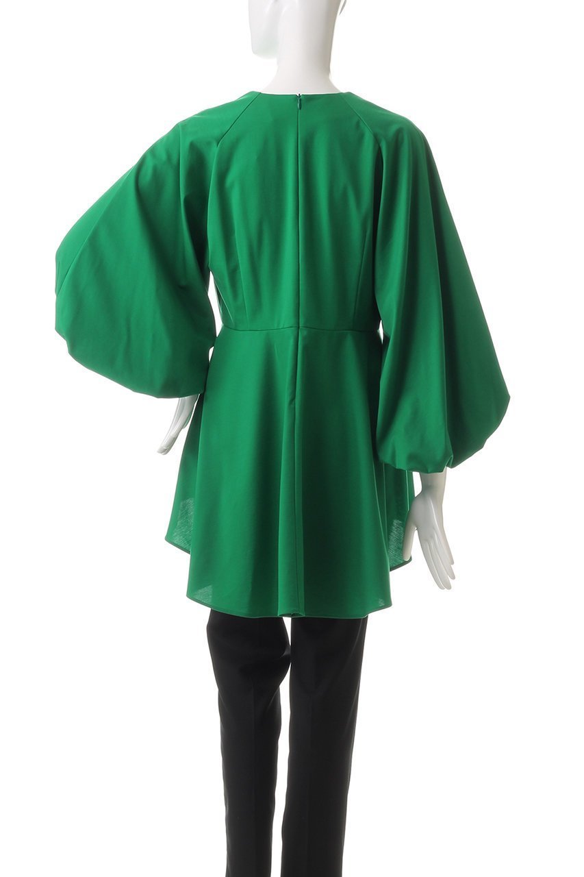 【ル フィル/LE PHIL】のコンパクトポンチブラウス 人気、トレンドファッション・服の通販 founy(ファニー) 　ファッション　Fashion　レディースファッション　Fashion for Women　トップス・カットソー　Cut & Sew Tops　シャツ・ブラウス・オフィスカジュアル　Elegant Blouses & Button-Ups　なめらか　Smooth, Silky Texture　カットソー　Cut and Sewn Top　ギャザー　Gathered, Ruffled　ショート　Short, Short Length　スリーブ　Sleeve, Long Sleeve / Short Sleeve　ドレープ　Drape, Draping Fabric　バランス　Balance, Style Balance　フレア　Flare, Flared　フロント　Front, Front Design　ワイド　Wide, Wide Fit　other-4|ID: prp329100004906764 ipo3291000000036738883