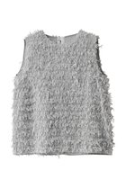 【ジェイドット/j.】のテープヤーンジャガードブラウス 人気、トレンドファッション・服の通販 founy(ファニー) ファッション Fashion レディースファッション Fashion for Women トップス・カットソー Cut & Sew Tops キャミソール&ノースリーブ Camisoles & Sleeveless Tops シャツ・ブラウス・オフィスカジュアル Elegant Blouses & Button-Ups おすすめ Recommended / Our Picks シンプル Simple, Minimal セットアップ Set-Up, Coordinated Outfit ノースリーブ Sleeveless, No-Sleeve ハイネック High Neck, Mock Neck thumbnail グレー|ID: prp329100004906769 ipo3291000000036738925