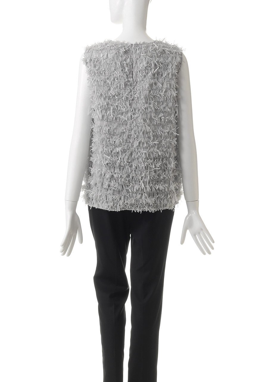 【ジェイドット/j.】のテープヤーンジャガードブラウス 人気、トレンドファッション・服の通販 founy(ファニー) 　ファッション　Fashion　レディースファッション　Fashion for Women　トップス・カットソー　Cut & Sew Tops　キャミソール&ノースリーブ　Camisoles & Sleeveless Tops　シャツ・ブラウス・オフィスカジュアル　Elegant Blouses & Button-Ups　おすすめ　Recommended / Our Picks　シンプル　Simple, Minimal　セットアップ　Set-Up, Coordinated Outfit　ノースリーブ　Sleeveless, No-Sleeve　ハイネック　High Neck, Mock Neck　other-4|ID: prp329100004906769 ipo3291000000036738928