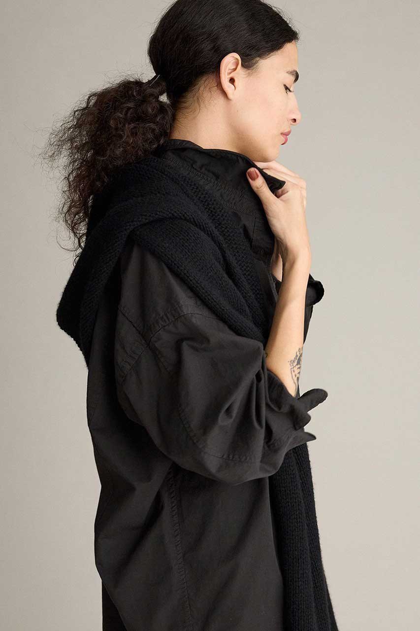 【ブリル/BRILL】のセイヒンゾメオーバーシャツ 人気、トレンドファッション・服の通販 founy(ファニー) 　ファッション　Fashion　レディースファッション　Fashion for Women　トップス・カットソー　Cut & Sew Tops　シャツ・ブラウス・オフィスカジュアル　Elegant Blouses & Button-Ups　サテン　Satin, Glossy Fabric　スリーブ　Sleeve, Long Sleeve / Short Sleeve　バランス　Balance, Style Balance　パッチ　Patch, Appliqué　フォルム　Silhouette, Form　ポケット　Pocket, Pocket Detail　ロング　Long, Long-Length　今季　This Season, Current Season　other-3|ID: prp329100004906776 ipo3291000000036738987