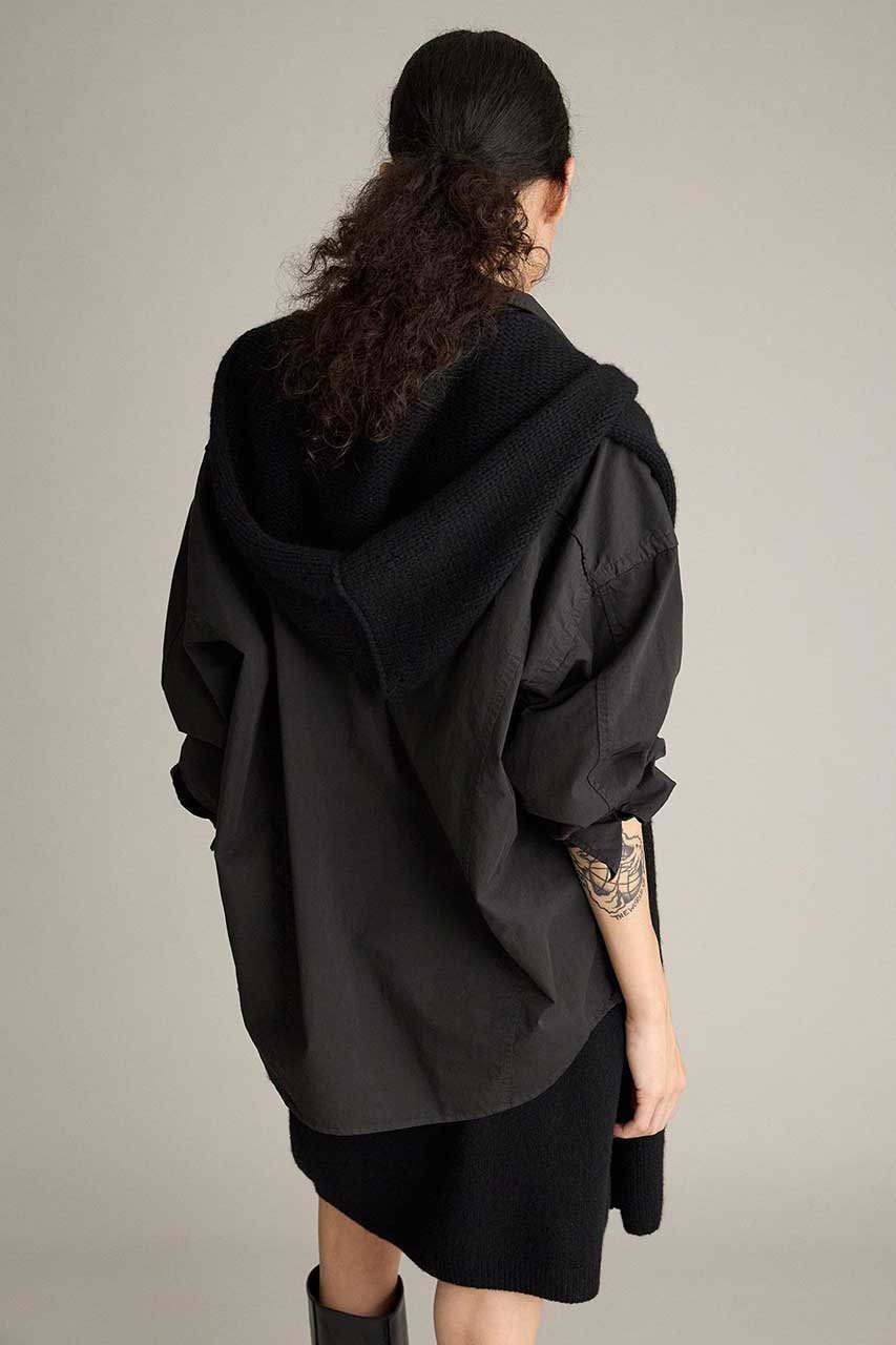 【ブリル/BRILL】のセイヒンゾメオーバーシャツ 人気、トレンドファッション・服の通販 founy(ファニー) 　ファッション　Fashion　レディースファッション　Fashion for Women　トップス・カットソー　Cut & Sew Tops　シャツ・ブラウス・オフィスカジュアル　Elegant Blouses & Button-Ups　サテン　Satin, Glossy Fabric　スリーブ　Sleeve, Long Sleeve / Short Sleeve　バランス　Balance, Style Balance　パッチ　Patch, Appliqué　フォルム　Silhouette, Form　ポケット　Pocket, Pocket Detail　ロング　Long, Long-Length　今季　This Season, Current Season　other-4|ID: prp329100004906776 ipo3291000000036738988