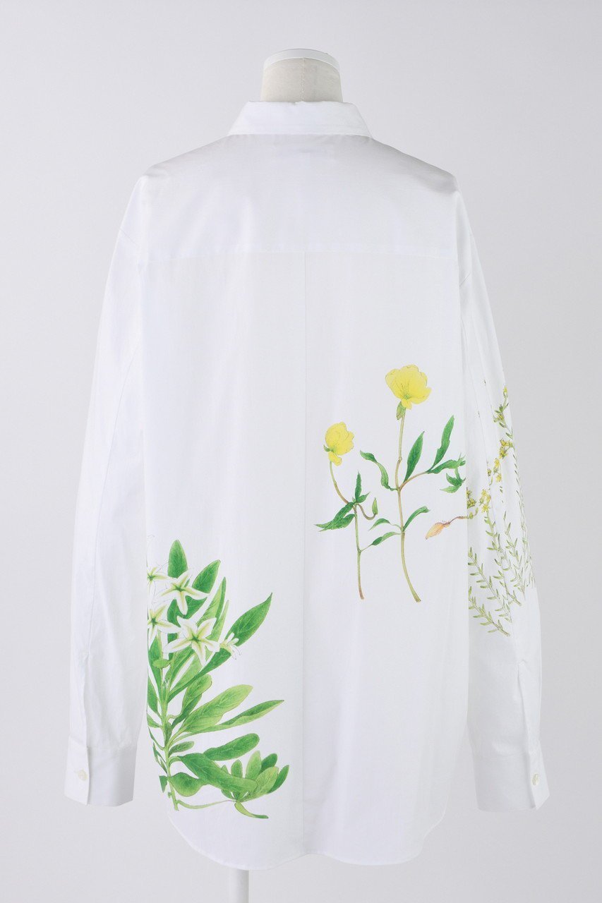 【エンフォルド/ENFOLD】のSeaside plants SH/シャツ 人気、トレンドファッション・服の通販 founy(ファニー) 　ファッション　Fashion　レディースファッション　Fashion for Women　トップス・カットソー　Cut & Sew Tops　シャツ・ブラウス・オフィスカジュアル　Elegant Blouses & Button-Ups　おすすめ　Recommended / Our Picks　スリーブ　Sleeve, Long Sleeve / Short Sleeve　プリント　Print, Printed Pattern　ボタニカル　Botanical, Floral Pattern　ロング　Long, Long-Length　今季　This Season, Current Season　夏　Summer　春　Spring　S/S・春夏　SS, Spring/Summer, Warm Season　other-3|ID: prp329100004906777 ipo3291000000036738995