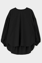 【ル フィル/LE PHIL】のSOLOTEXギャザーブラウス 人気、トレンドファッション・服の通販 founy(ファニー) ファッション Fashion レディースファッション Fashion for Women トップス・カットソー Cut & Sew Tops シャツ・ブラウス・オフィスカジュアル Elegant Blouses & Button-Ups ギャザー Gathered, Ruffled シンプル Simple, Minimal ストレッチ Stretch, Stretchy Fabric スリーブ Sleeve, Long Sleeve / Short Sleeve ブラウジング Blouson Silhouette, Cinched Waist ロング Long, Long-Length thumbnail ブラック|ID: prp329100004906786 ipo3291000000036739077