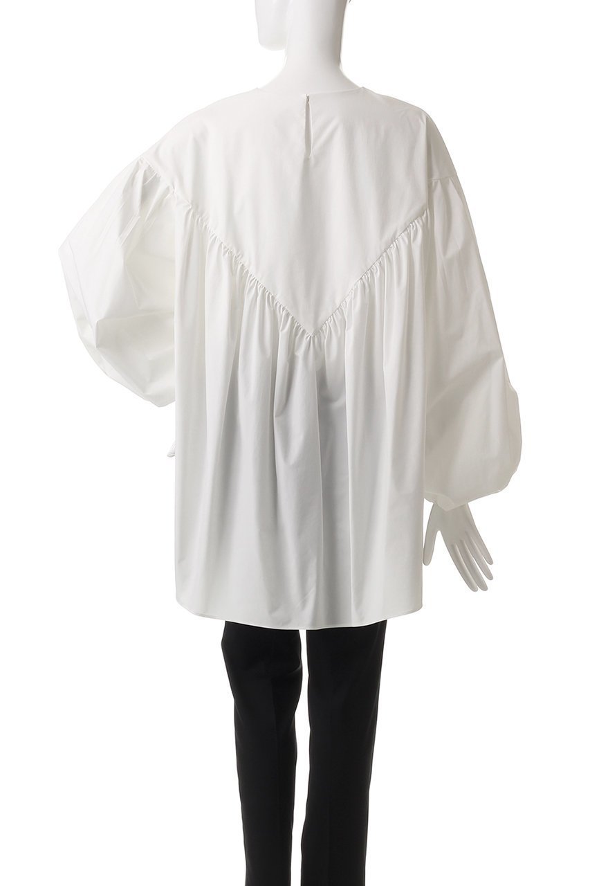 【ル フィル/LE PHIL】のSOLOTEXギャザーブラウス 人気、トレンドファッション・服の通販 founy(ファニー) 　ファッション　Fashion　レディースファッション　Fashion for Women　トップス・カットソー　Cut & Sew Tops　シャツ・ブラウス・オフィスカジュアル　Elegant Blouses & Button-Ups　ギャザー　Gathered, Ruffled　シンプル　Simple, Minimal　ストレッチ　Stretch, Stretchy Fabric　スリーブ　Sleeve, Long Sleeve / Short Sleeve　ブラウジング　Blouson Silhouette, Cinched Waist　ロング　Long, Long-Length　other-4|ID: prp329100004906786 ipo3291000000036739082