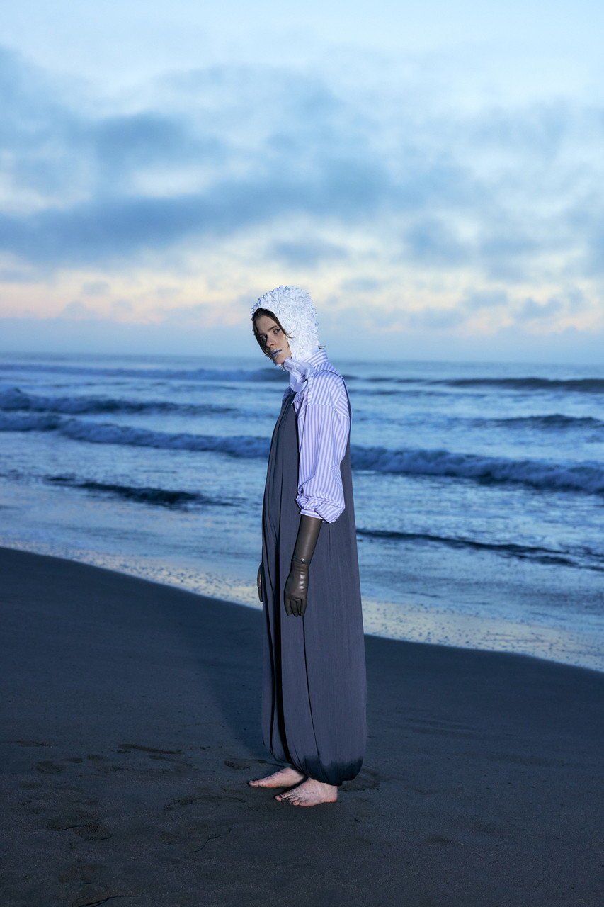 【エンフォルド/ENFOLD】のPE/RYストライプ アップリケSH/シャツ 人気、トレンドファッション・服の通販 founy(ファニー) 　ファッション　Fashion　レディースファッション　Fashion for Women　トップス・カットソー　Cut & Sew Tops　シャツ・ブラウス・オフィスカジュアル　Elegant Blouses & Button-Ups　おすすめ　Recommended / Our Picks　ストライプ　Stripe, Striped Pattern　スリーブ　Sleeve, Long Sleeve / Short Sleeve　ベスト　Vest, Waistcoat　ロング　Long, Long-Length　other-5|ID: prp329100004906789 ipo3291000000036739101