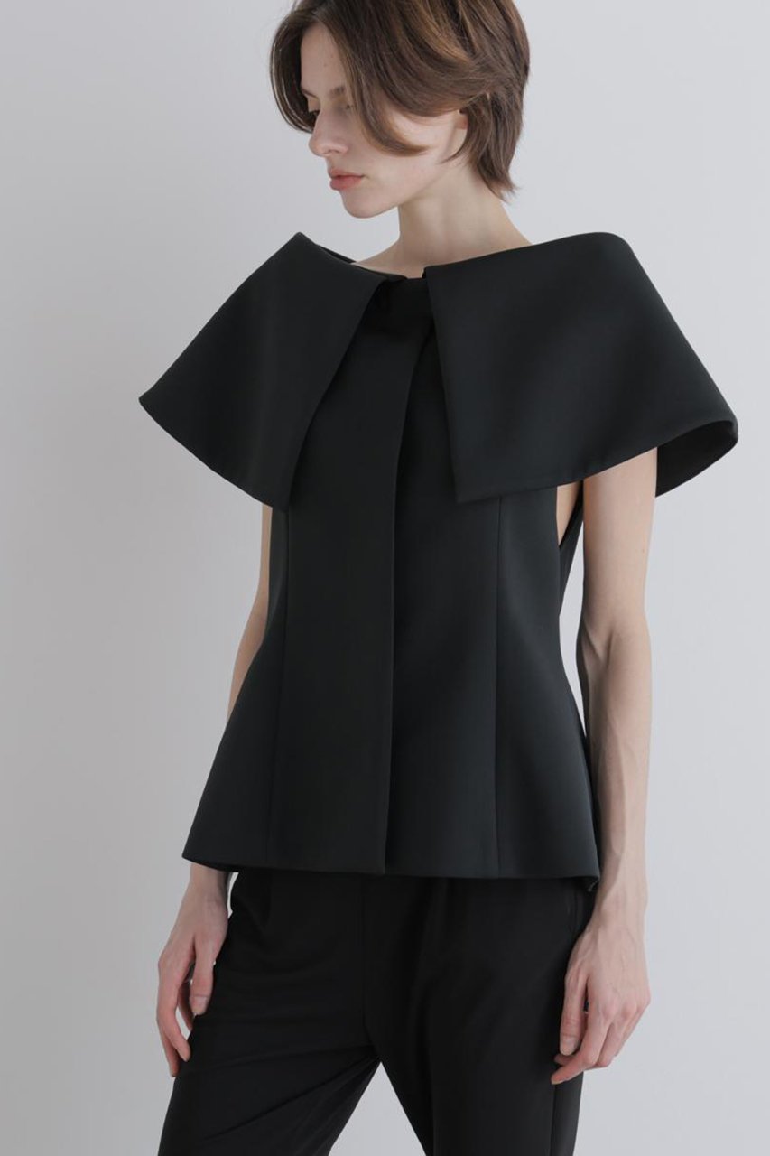 【ル フィル/LE PHIL】のスキューバーオフショルダージレ 人気、トレンドファッション・服の通販 founy(ファニー) 　ファッション　Fashion　レディースファッション　Fashion for Women　アウター　Coat / Outerwear Collection　トップス・カットソー　Cut & Sew Tops　キャミソール&ノースリーブ　Camisoles & Sleeveless Tops　シャツ・ブラウス・オフィスカジュアル　Elegant Blouses & Button-Ups　ベスト&ジレ / 重ね着スタイル　Vests & Gilets　おすすめ　Recommended / Our Picks　ノースリーブ　Sleeveless, No-Sleeve　バランス　Balance, Style Balance　ミックス　Mix, Mixed Style　other-2|ID: prp329100004906790 ipo3291000000036739107