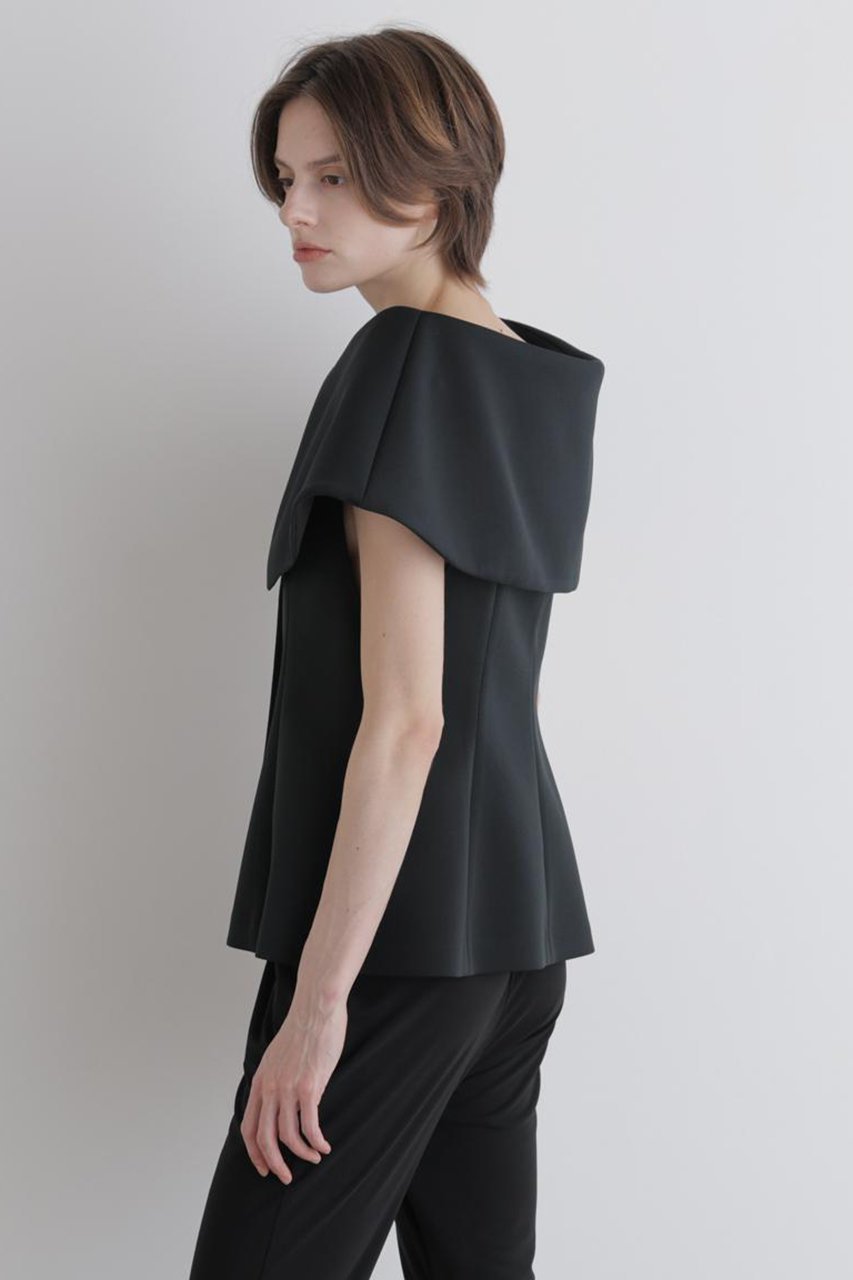 【ル フィル/LE PHIL】のスキューバーオフショルダージレ 人気、トレンドファッション・服の通販 founy(ファニー) 　ファッション　Fashion　レディースファッション　Fashion for Women　アウター　Coat / Outerwear Collection　トップス・カットソー　Cut & Sew Tops　キャミソール&ノースリーブ　Camisoles & Sleeveless Tops　シャツ・ブラウス・オフィスカジュアル　Elegant Blouses & Button-Ups　ベスト&ジレ / 重ね着スタイル　Vests & Gilets　おすすめ　Recommended / Our Picks　ノースリーブ　Sleeveless, No-Sleeve　バランス　Balance, Style Balance　ミックス　Mix, Mixed Style　other-4|ID: prp329100004906790 ipo3291000000036739109