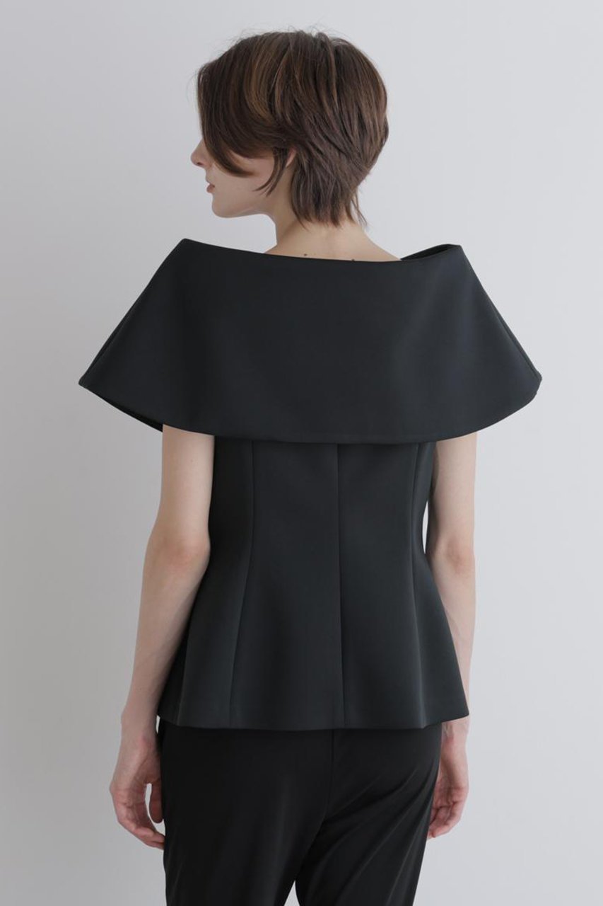 【ル フィル/LE PHIL】のスキューバーオフショルダージレ 人気、トレンドファッション・服の通販 founy(ファニー) 　ファッション　Fashion　レディースファッション　Fashion for Women　アウター　Coat / Outerwear Collection　トップス・カットソー　Cut & Sew Tops　キャミソール&ノースリーブ　Camisoles & Sleeveless Tops　シャツ・ブラウス・オフィスカジュアル　Elegant Blouses & Button-Ups　ベスト&ジレ / 重ね着スタイル　Vests & Gilets　おすすめ　Recommended / Our Picks　ノースリーブ　Sleeveless, No-Sleeve　バランス　Balance, Style Balance　ミックス　Mix, Mixed Style　other-5|ID: prp329100004906790 ipo3291000000036739110