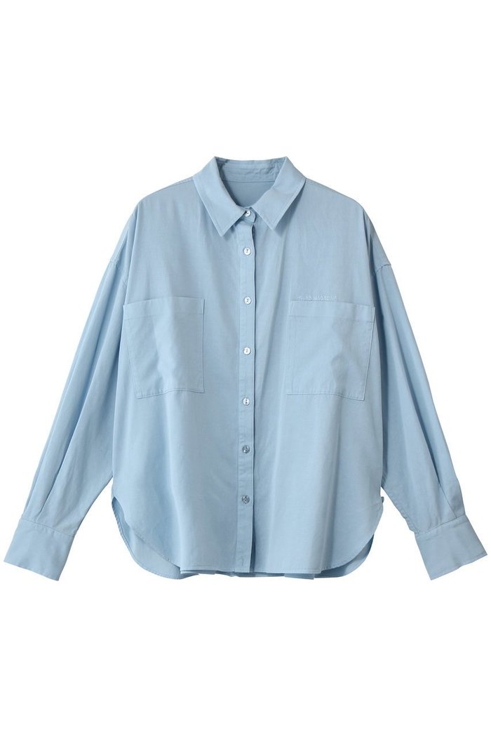 【サードマガジン/THIRD MAGAZINE】の後染め2WAYシャツ インテリア・キッズ・メンズ・レディースファッション・服の通販 founy(ファウニー) https://founy.com/ ファッション Fashion レディースファッション Fashion for Women トップス・カットソー Cut & Sew Tops シャツ・ブラウス・オフィスカジュアル Elegant Blouses & Button-Ups カシュクール Wrap Design スリーブ Sleeve, Long Sleeve / Short Sleeve ポケット Pocket, Pocket Detail ロング Long, Long-Length 夏 Summer 春 Spring S/S・春夏 SS, Spring/Summer, Warm Season 長袖 Long Sleeve, Full Sleeve |ID: prp329100004906793 ipo3291000000036739130