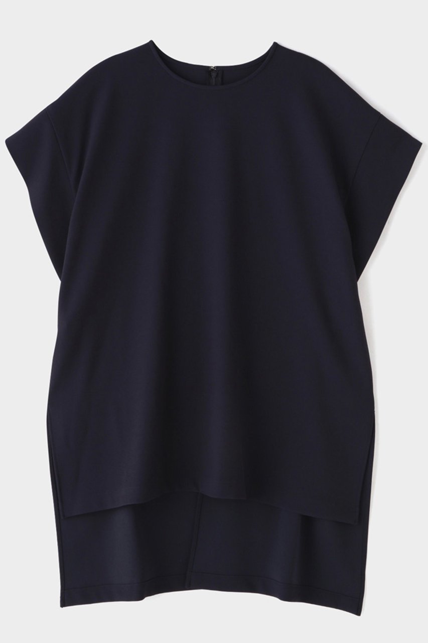 【ル フィル/LE PHIL】の2WAYツイルブラウス インテリア・キッズ・メンズ・レディースファッション・服の通販 founy(ファニー) 　ファッション　Fashion　レディースファッション　Fashion for Women　トップス・カットソー　Cut & Sew Tops　シャツ・ブラウス・オフィスカジュアル　Elegant Blouses & Button-Ups　おすすめ　Recommended / Our Picks　ショート　Short, Short Length　ストレッチ　Stretch, Stretchy Fabric　スリット　Slit, Slit Detail　スリーブ　Sleeve, Long Sleeve / Short Sleeve　セットアップ　Set-Up, Coordinated Outfit　フォルム　Silhouette, Form　リラックス　Relax, Relaxed Fit　ネイビー|ID: prp329100004906795 ipo3291000000036739146