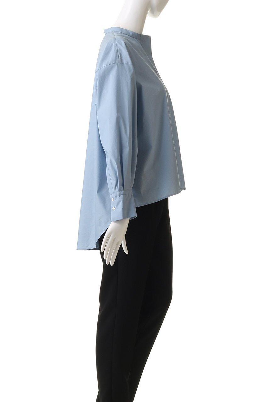 【プレインピープル/PLAIN PEOPLE】のタイプライターミニカラープルオーバー 人気、トレンドファッション・服の通販 founy(ファニー) 　ファッション　Fashion　レディースファッション　Fashion for Women　トップス・カットソー　Cut & Sew Tops　シャツ・ブラウス・オフィスカジュアル　Elegant Blouses & Button-Ups　カジュアルプルオーバー・ニットトップス　Pullovers & Knit Tops / Casual Pullovers　シンプル　Simple, Minimal　スリーブ　Sleeve, Long Sleeve / Short Sleeve　タイプライター　Typewriter Fabric, Crisp Cotton　フロント　Front, Front Design　ロング　Long, Long-Length　エレガント 上品　Elegant　other-3|ID: prp329100004906796 ipo3291000000036739155