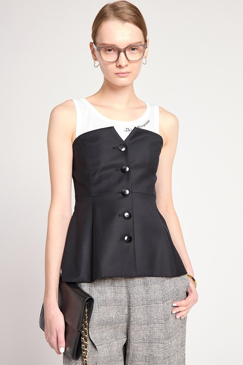 【サードマガジン/THIRD MAGAZINE】の#4 BUSTIER フォー ビスチェ 人気、トレンドファッション・服の通販 founy(ファニー) 　ファッション　Fashion　レディースファッション　Fashion for Women　トップス・カットソー　Cut & Sew Tops　キャミソール&ノースリーブ　Camisoles & Sleeveless Tops　シャツ・ブラウス・オフィスカジュアル　Elegant Blouses & Button-Ups　ビスチェ　Bustiers & Corset Tops / Layered Bustier Style　オケージョン　Occasion Wear　シルク　Silk, 100% Silk　テーラード　Tailored, Tailored Fit　ノースリーブ　Sleeveless, No-Sleeve　パーティ　Party, Party Style　ビジネス 仕事 通勤　Business / Work / Commuting　ビスチェ　Bustier, Corset Top　other-8|ID: prp329100004906797 ipo3291000000036739167