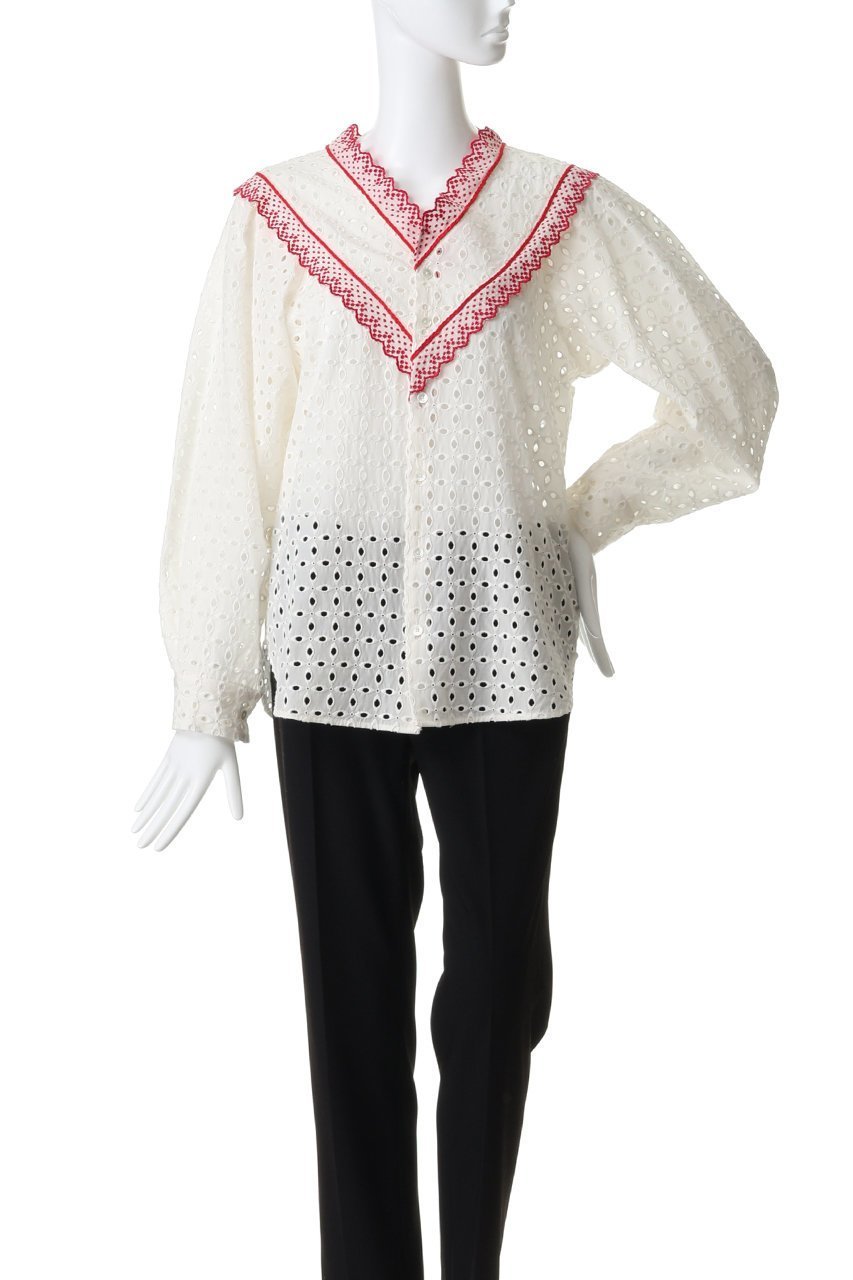 【マルティニーク/martinique】の【CURRENTAGE】ヴィンテージレースブラウス 人気、トレンドファッション・服の通販 founy(ファニー) 　ファッション　Fashion　レディースファッション　Fashion for Women　アウター　Coat / Outerwear Collection　トップス・カットソー　Cut & Sew Tops　シャツ・ブラウス・オフィスカジュアル　Elegant Blouses & Button-Ups　ベスト&ジレ / 重ね着スタイル　Vests & Gilets　スリーブ　Sleeve, Long Sleeve / Short Sleeve　センター　Center, Center Line　フレア　Flare, Flared　マニッシュ　Mannish, Boyish　レース　Lace, Lace Fabric　ロング　Long, Long-Length　夏　Summer　春　Spring　S/S・春夏　SS, Spring/Summer, Warm Season　other-2|ID: prp329100004906798 ipo3291000000036739171