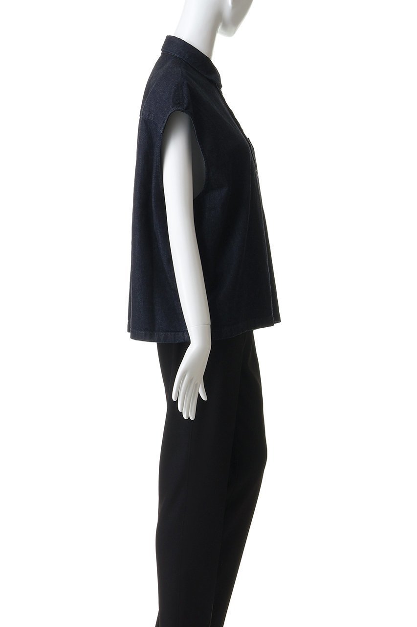 【アッパー ハイツ/upper hights】のTHE LINDA デニムシャツ 人気、トレンドファッション・服の通販 founy(ファニー) 　ファッション　Fashion　レディースファッション　Fashion for Women　トップス・カットソー　Cut & Sew Tops　シャツ・ブラウス・オフィスカジュアル　Elegant Blouses & Button-Ups　おすすめ　Recommended / Our Picks　ショート　Short, Short Length　スリーブ　Sleeve, Long Sleeve / Short Sleeve　デニム　Denim, Jeans Material　フレンチ　French, French Style　今季　This Season, Current Season　other-3|ID: prp329100004906800 ipo3291000000036739184