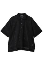 【ティアラ/Tiara】のメッシュポロトップス 人気、トレンドファッション・服の通販 founy(ファニー) ファッション Fashion レディースファッション Fashion for Women トップス・カットソー Cut & Sew Tops シャツ・ブラウス・オフィスカジュアル Elegant Blouses & Button-Ups ポロシャツ・きれいめカジュアル Smart-Casual Polo Tops ストレッチ Stretch, Stretchy Fabric ベーシック Basic, Essential ポロシャツ Polo Shirt, Collared Tee エレガント 上品 Elegant 夏 Summer thumbnail ブラック|ID: prp329100004906806 ipo3291000000036739226