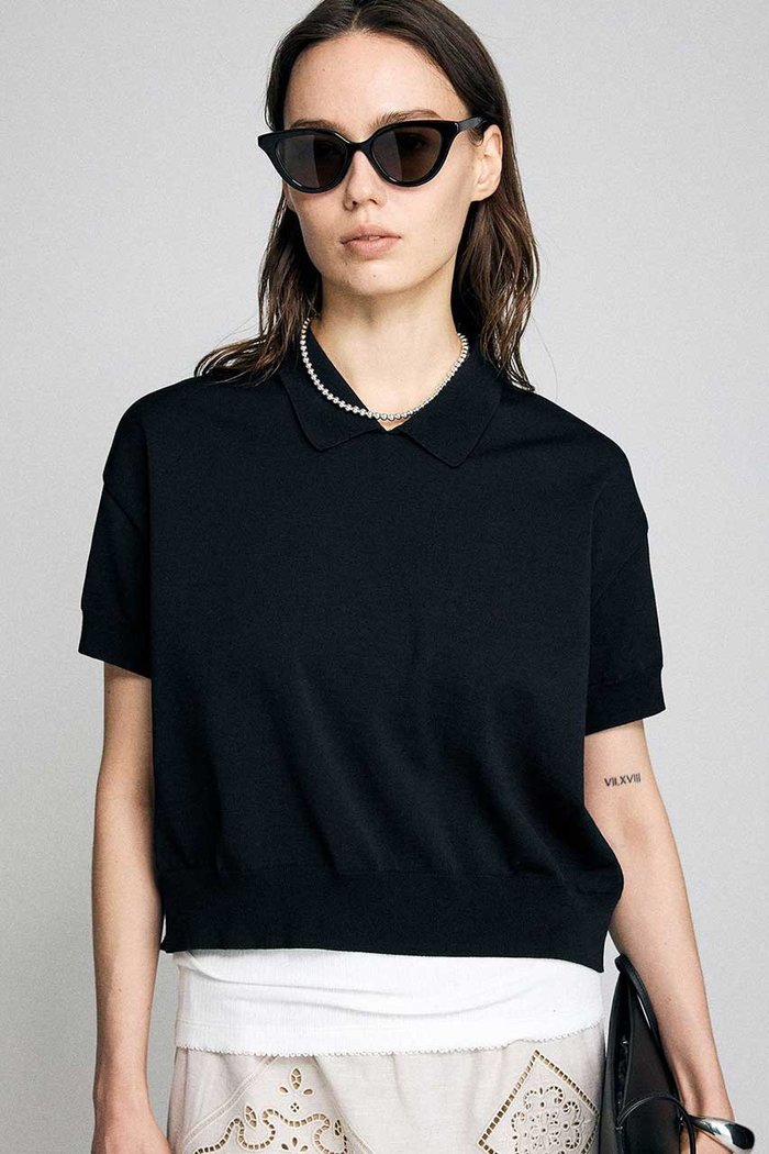 【ブリル/BRILL】のミニマルポロ インテリア・キッズ・メンズ・レディースファッション・服の通販 founy(ファニー) https://founy.com/ ファッション Fashion レディースファッション Fashion for Women トップス・カットソー Cut & Sew Tops シャツ・ブラウス・オフィスカジュアル Elegant Blouses & Button-Ups ポロシャツ・きれいめカジュアル Smart-Casual Polo Tops コンパクト Compact, Small Size シンプル Simple, Minimal ストレッチ Stretch, Stretchy Fabric スポーティ Sporty, Casual Athletic ポロシャツ Polo Shirt, Collared Tee |ID: prp329100004906810 ipo3291000000036739245