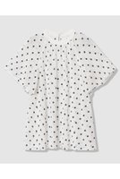 【アナイ/ANAYI】のフラワー刺繍ドットスリット ブラウス 人気、トレンドファッション・服の通販 founy(ファニー) ファッション Fashion レディースファッション Fashion for Women トップス・カットソー Cut & Sew Tops シャツ・ブラウス・オフィスカジュアル Elegant Blouses & Button-Ups シアー Sheer, See-Through ショート Short, Short Length スリット Slit, Slit Detail スリーブ Sleeve, Long Sleeve / Short Sleeve ドット Polka Dot, Dot Pattern フェミニン Feminine, Girly フラワー Flower, Floral フレア Flare, Flared |ID:prp329100004906811