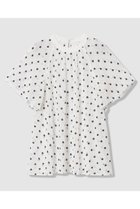 【アナイ/ANAYI】のフラワー刺繍ドットスリット ブラウス 人気、トレンドファッション・服の通販 founy(ファニー) ファッション Fashion レディースファッション Fashion for Women トップス・カットソー Cut & Sew Tops シャツ・ブラウス・オフィスカジュアル Elegant Blouses & Button-Ups シアー Sheer, See-Through ショート Short, Short Length スリット Slit, Slit Detail スリーブ Sleeve, Long Sleeve / Short Sleeve ドット Polka Dot, Dot Pattern フェミニン Feminine, Girly フラワー Flower, Floral フレア Flare, Flared thumbnail ホワイト|ID: prp329100004906811 ipo3291000000036739256