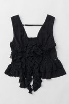 【プランク プロジェクト/PRANK PROJECT】のミックスフリルトップ / Mixed Frill Top BLK(ブラック)|ID: prp329100004906819 ipo3291000000036739322