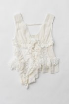 【プランク プロジェクト/PRANK PROJECT】のミックスフリルトップ / Mixed Frill Top WHT(ホワイト)|ID: prp329100004906819 ipo3291000000036739323