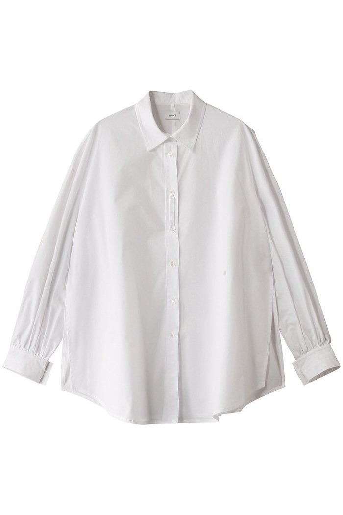 【マノフ/MANOF】のDOUBLU CUFFLINKS SHIRT/シャツ インテリア・キッズ・メンズ・レディースファッション・服の通販 founy(ファウニー) https://founy.com/ ファッション Fashion レディースファッション Fashion for Women トップス・カットソー Cut & Sew Tops シャツ・ブラウス・オフィスカジュアル Elegant Blouses & Button-Ups シンプル Simple, Minimal スリット Slit, Slit Detail スリーブ Sleeve, Long Sleeve / Short Sleeve トレンド Trend, Trending Now ロング Long, Long-Length エレガント 上品 Elegant |ID: prp329100004906829 ipo3291000000036739398