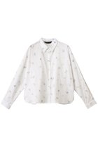 【ミズイロ インド/mizuiro ind】のsmall flower print shirt シャツ off white|ID: prp329100004906834 ipo3291000000036739446