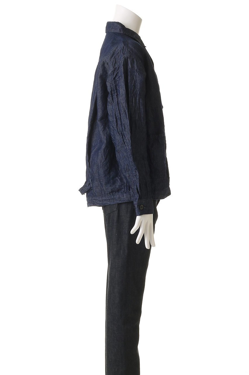 【ベリーテイジ/VERYTAGE / MEN】の【MEN】DORIAN トリプルプリーツ コットンリネン ジャケット 人気、トレンドファッション・服の通販 founy(ファニー) 　ファッション　Fashion　メンズファッション　Fashion for Men　ジャケット　Jacket, Outerwear　スリーブ　Sleeve, Long Sleeve / Short Sleeve　デニム　Denim, Jeans Material　トリプル　Triple, Three Layers　ドレス　Dress, One-Piece　プリーツ　Pleats, Pleated　リネン　Linen, Linen Fabric　ロング　Long, Long-Length　ワーク　Workwear, Utility Style　ヴィンテージ　Vintage Style　エレガント 上品　Elegant　other-3|ID: prp329100004906835 ipo3291000000036739458