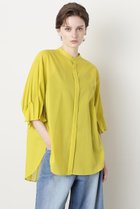 【ヒューエルミュージアム/hueLe Museum】の【STUMBLY】Tuck Sleeve Shirt イエロー|ID: prp329100004906837 ipo3291000000036739475