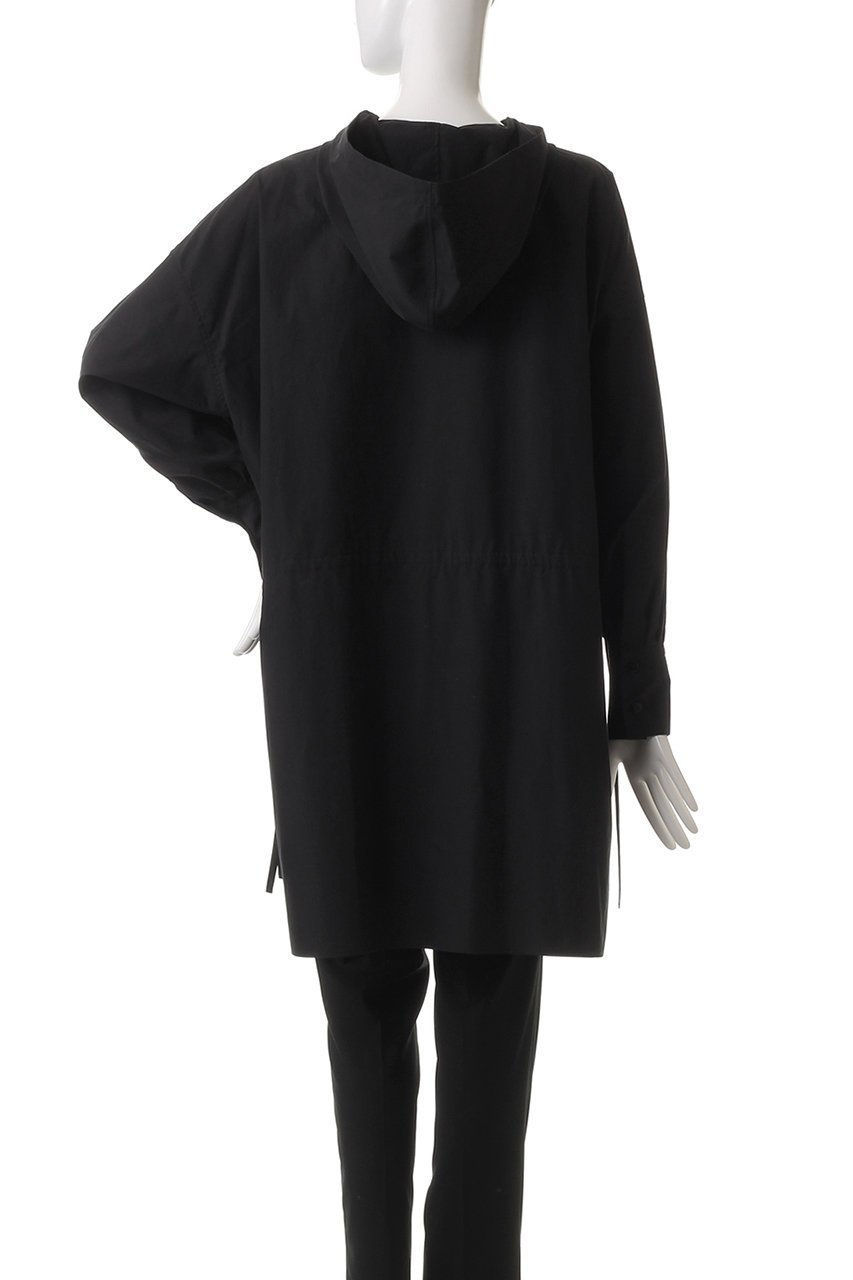 【ヒューエルミュージアム/hueLe Museum】の【STUMBLY】Hooded Big Silhouette Shirt 人気、トレンドファッション・服の通販 founy(ファニー) 　ファッション　Fashion　レディースファッション　Fashion for Women　トップス・カットソー　Cut & Sew Tops　シャツ・ブラウス・オフィスカジュアル　Elegant Blouses & Button-Ups　シンプル　Simple, Minimal　スリーブ　Sleeve, Long Sleeve / Short Sleeve　フォルム　Silhouette, Form　リボン　Ribbon, Bow　ロング　Long, Long-Length　other-4|ID: prp329100004906847 ipo3291000000036739564
