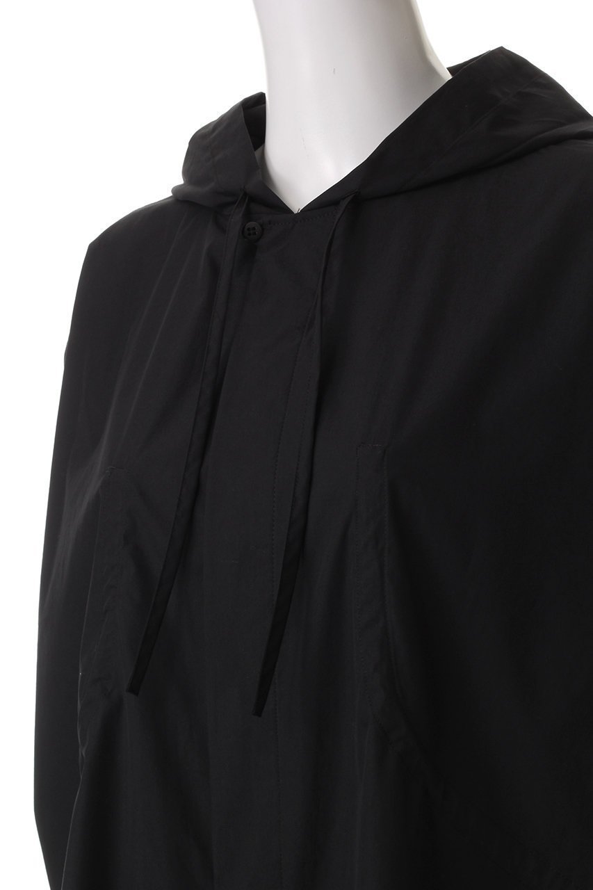 【ヒューエルミュージアム/hueLe Museum】の【STUMBLY】Hooded Big Silhouette Shirt 人気、トレンドファッション・服の通販 founy(ファニー) 　ファッション　Fashion　レディースファッション　Fashion for Women　トップス・カットソー　Cut & Sew Tops　シャツ・ブラウス・オフィスカジュアル　Elegant Blouses & Button-Ups　シンプル　Simple, Minimal　スリーブ　Sleeve, Long Sleeve / Short Sleeve　フォルム　Silhouette, Form　リボン　Ribbon, Bow　ロング　Long, Long-Length　other-5|ID: prp329100004906847 ipo3291000000036739565