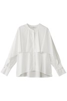 【ウィムガゼット/Whim Gazette】の【THE PAUSE】ラッフルシャツ 人気、トレンドファッション・服の通販 founy(ファニー) ファッション Fashion レディースファッション Fashion for Women トップス・カットソー Cut & Sew Tops シャツ・ブラウス・オフィスカジュアル Elegant Blouses & Button-Ups カフス Cuff Design スリーブ Sleeve, Long Sleeve / Short Sleeve パーティ Party, Party Style パール Pearl, Pearl Accent ロング Long, Long-Length エレガント 上品 Elegant |ID:prp329100004906851