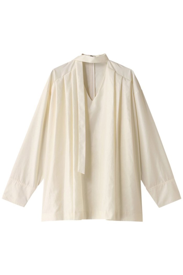 【リムアーク/RIM.ARK】のMany tuck tie blouse/ブラウス インテリア・キッズ・メンズ・レディースファッション・服の通販 founy(ファウニー) https://founy.com/ ファッション Fashion レディースファッション Fashion for Women トップス・カットソー Cut & Sew Tops シャツ・ブラウス・オフィスカジュアル Elegant Blouses & Button-Ups オイル Body Oil クール Cool, Chic スリーブ Sleeve, Long Sleeve / Short Sleeve ロング Long, Long-Length ヴィンテージ Vintage Style |ID: prp329100004906855 ipo3291000000036739625