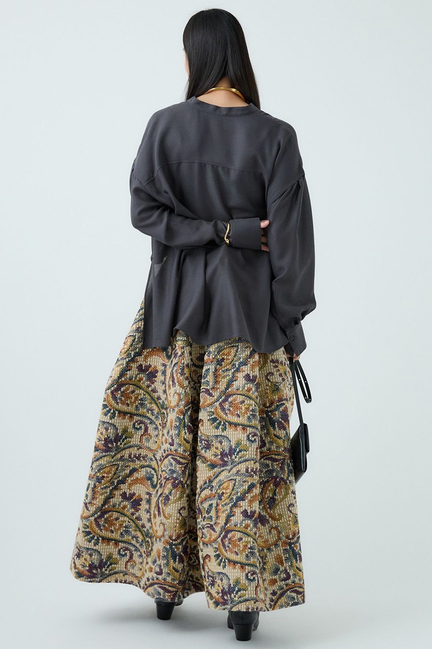 【カオス/Chaos】のパランビエラシャツ 人気、トレンドファッション・服の通販 founy(ファニー) 　ファッション　Fashion　レディースファッション　Fashion for Women　トップス・カットソー　Cut & Sew Tops　シャツ・ブラウス・オフィスカジュアル　Elegant Blouses & Button-Ups　キュプラ　Cupro, Eco Fabric　スリーブ　Sleeve, Long Sleeve / Short Sleeve　ドレープ　Drape, Draping Fabric　バランス　Balance, Style Balance　フェミニン　Feminine, Girly　ロング　Long, Long-Length　other-4|ID: prp329100004906858 ipo3291000000036739656