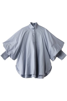 【ハー/HER.】 コットンバルーンスリーブブラウス人気、トレンドファッション・服の通販 founy(ファニー) ファッション Fashion レディースファッション Fashion for Women トップス・カットソー Cut & Sew Tops シャツ・ブラウス・オフィスカジュアル Elegant Blouses & Button-Ups シャーリング Shirring, Ruched スリーブ Sleeve, Long Sleeve / Short Sleeve バルーン Balloon, Balloon Silhouette ロング Long, Long-Length |ID:prp329100004906878