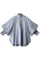 【ハー/HER.】のコットンバルーンスリーブブラウス 人気、トレンドファッション・服の通販 founy(ファニー) ファッション Fashion レディースファッション Fashion for Women トップス・カットソー Cut & Sew Tops シャツ・ブラウス・オフィスカジュアル Elegant Blouses & Button-Ups シャーリング Shirring, Ruched スリーブ Sleeve, Long Sleeve / Short Sleeve バルーン Balloon, Balloon Silhouette ロング Long, Long-Length thumbnail ブルー|ID: prp329100004906878 ipo3291000000036739768