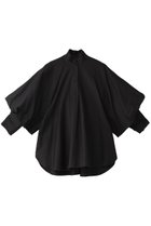 【ハー/HER.】のコットンバルーンスリーブブラウス 人気、トレンドファッション・服の通販 founy(ファニー) ファッション Fashion レディースファッション Fashion for Women トップス・カットソー Cut & Sew Tops シャツ・ブラウス・オフィスカジュアル Elegant Blouses & Button-Ups シャーリング Shirring, Ruched スリーブ Sleeve, Long Sleeve / Short Sleeve バルーン Balloon, Balloon Silhouette ロング Long, Long-Length thumbnail ブラック|ID: prp329100004906878 ipo3291000000036739769