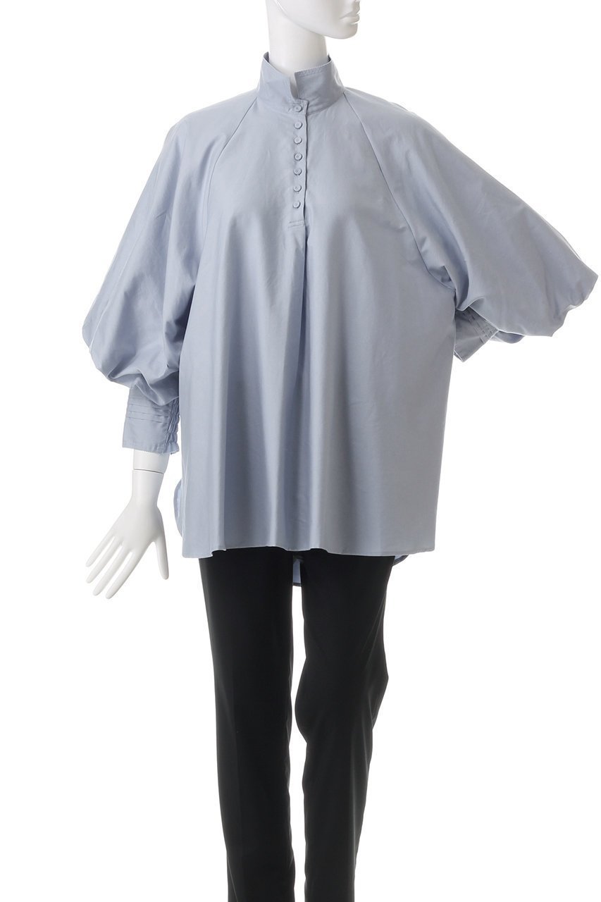 【ハー/HER.】のコットンバルーンスリーブブラウス 人気、トレンドファッション・服の通販 founy(ファニー) 　ファッション　Fashion　レディースファッション　Fashion for Women　トップス・カットソー　Cut & Sew Tops　シャツ・ブラウス・オフィスカジュアル　Elegant Blouses & Button-Ups　シャーリング　Shirring, Ruched　スリーブ　Sleeve, Long Sleeve / Short Sleeve　バルーン　Balloon, Balloon Silhouette　ロング　Long, Long-Length　other-2|ID: prp329100004906878 ipo3291000000036739771