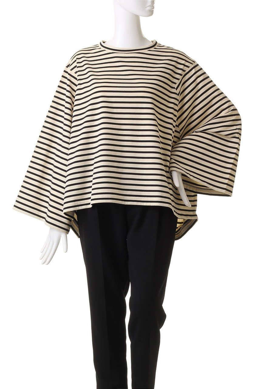 【マルティニーク/martinique】の【COGTHEBIGSMOKE】KAMILAワイドスリーブTシャツ 人気、トレンドファッション・服の通販 founy(ファニー) ファッション Fashion レディースファッション Fashion for Women トップス・カットソー Cut & Sew Tops シャツ・ブラウス・オフィスカジュアル Elegant Blouses & Button-Ups ロングTシャツ・Tシャツ Longline T-Shirts & Tees カットソー Cut and Sewn Top スリーブ Sleeve, Long Sleeve / Short Sleeve ロング Long, Long-Length ワイド Wide, Wide Fit エレガント 上品 Elegant other-2|ID: prp329100004906880 ipo3291000000036739794