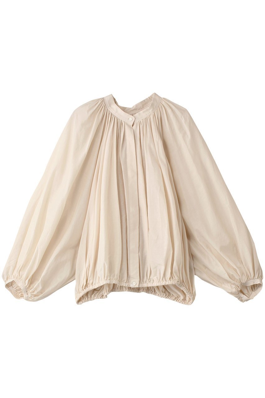 【ガリャルダガランテ/GALLARDAGALANTE】の【HERITANOVUM】ギャザーラグランブラウス 人気、トレンドファッション・服の通販 founy(ファニー) 　ファッション　Fashion　レディースファッション　Fashion for Women　トップス・カットソー　Cut & Sew Tops　シャツ・ブラウス・オフィスカジュアル　Elegant Blouses & Button-Ups　ギャザー　Gathered, Ruffled　スリーブ　Sleeve, Long Sleeve / Short Sleeve　トレンド　Trend, Trending Now　バルーン　Balloon, Balloon Silhouette　ロング　Long, Long-Length　 other-1|ID: prp329100004906930 ipo3291000000036740021