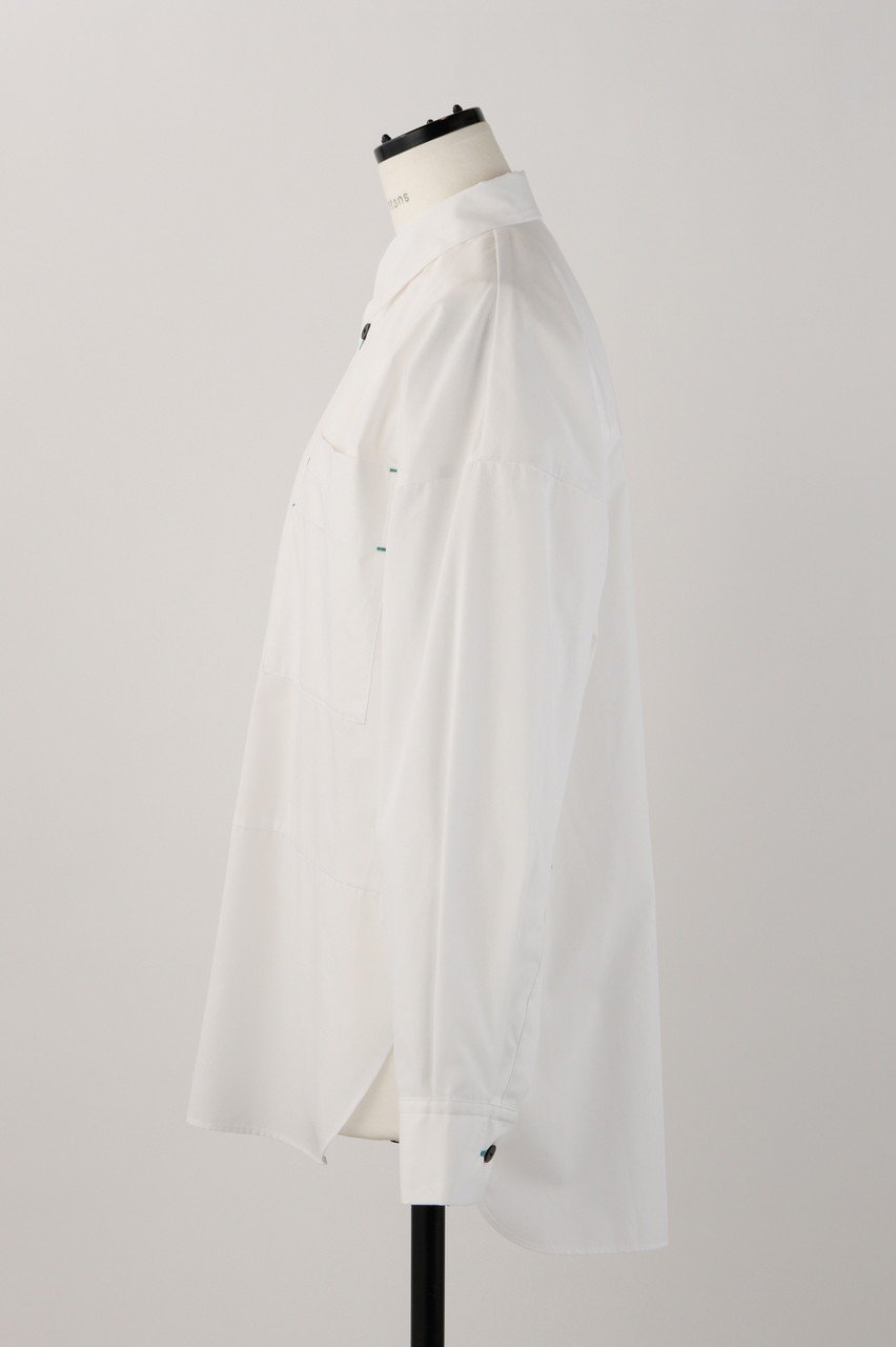 【ナゴンスタンス/nagonstans】のT/Cブロード SH/シャツ 人気、トレンドファッション・服の通販 founy(ファニー) 　ファッション　Fashion　レディースファッション　Fashion for Women　トップス・カットソー　Cut & Sew Tops　シャツ・ブラウス・オフィスカジュアル　Elegant Blouses & Button-Ups　おすすめ　Recommended / Our Picks　スリーブ　Sleeve, Long Sleeve / Short Sleeve　ブロード　Broadcloth, Fine Cotton　ベスト　Vest, Waistcoat　ベーシック　Basic, Essential　ロング　Long, Long-Length　other-2|ID: prp329100004906938 ipo3291000000036740097