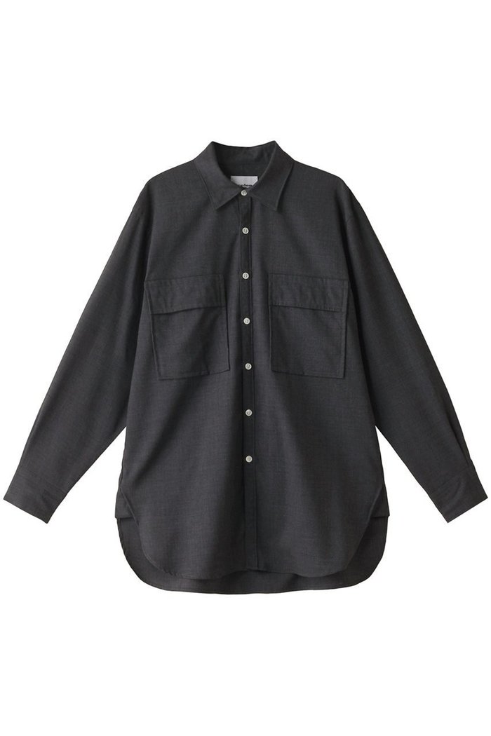 【コロン/:colon / MEN】の【MEN】Wool Tropical ポケットシャツ インテリア・キッズ・メンズ・レディースファッション・服の通販 founy(ファニー) https://founy.com/ ファッション Fashion メンズファッション Fashion for Men スリーブ Sleeve, Long Sleeve / Short Sleeve フラップ Flap, Flap Pocket ポケット Pocket, Pocket Detail ロング Long, Long-Length 人気 Popular, Best Seller 定番 Standard, Basic Item |ID: prp329100004906940 ipo3291000000036740135