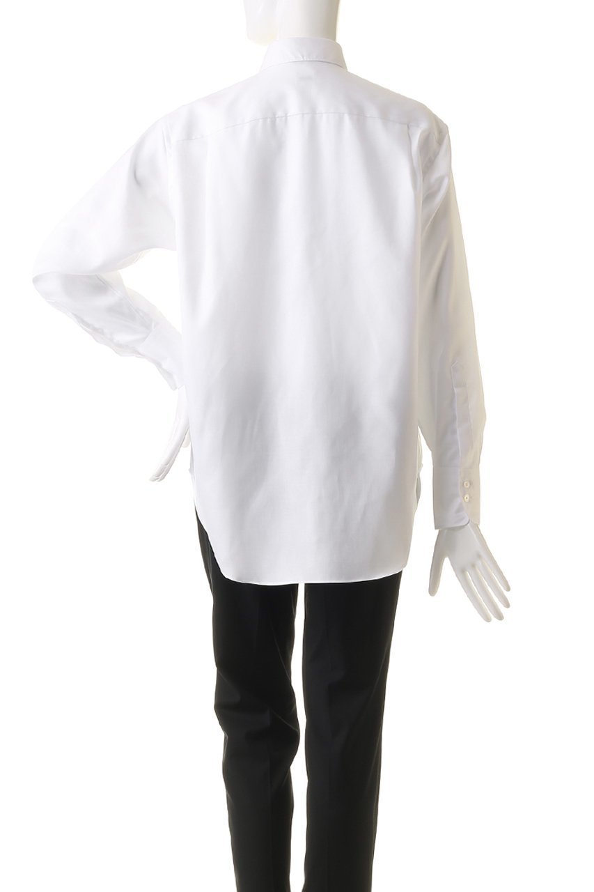 【バウト/BOWTE】のセミ スプレッド カラーシャツ 人気、トレンドファッション・服の通販 founy(ファニー) 　ファッション　Fashion　レディースファッション　Fashion for Women　トップス・カットソー　Cut & Sew Tops　シャツ・ブラウス・オフィスカジュアル　Elegant Blouses & Button-Ups　ジャケット　Jacket, Outerwear　スリーブ　Sleeve, Long Sleeve / Short Sleeve　ロング　Long, Long-Length　エレガント 上品　Elegant　other-4|ID: prp329100004906943 ipo3291000000036740186