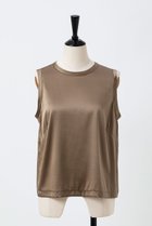 【オーヴィル/EAUVIRE】のウォッシャブルシルクノースリーブブラウス カーキブラウン|ID: prp329100004906944 ipo3291000000036740190