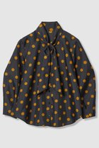 【アルアバイル/allureville】のポルカドットブラウス 人気、トレンドファッション・服の通販 founy(ファニー) ファッション Fashion レディースファッション Fashion for Women トップス・カットソー Cut & Sew Tops シャツ・ブラウス・オフィスカジュアル Elegant Blouses & Button-Ups クール Cool, Chic スリーブ Sleeve, Long Sleeve / Short Sleeve デニム Denim, Jeans Material トレンド Trend, Trending Now ドット Polka Dot, Dot Pattern バルーン Balloon, Balloon Silhouette フェミニン Feminine, Girly リボン Ribbon, Bow ロング Long, Long-Length 新作・新入荷 New Arrivals / New In thumbnail ネイビー|ID: prp329100004906953 ipo3291000000036740301