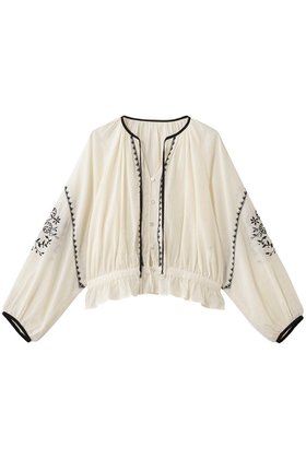 【シンゾーン/Shinzone】のエンブロイダリーブラウス 人気、トレンドファッション・服の通販 founy(ファニー) ファッション Fashion レディースファッション Fashion for Women トップス・カットソー Cut & Sew Tops シャツ・ブラウス・オフィスカジュアル Elegant Blouses & Button-Ups ギャザー Gathered, Ruffled スリーブ Sleeve, Long Sleeve / Short Sleeve デニム Denim, Jeans Material ロング Long, Long-Length |ID:prp329100004906956