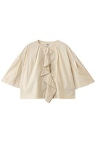 【ティアラ/Tiara】のフリルスキッパーブラウス 人気、トレンドファッション・服の通販 founy(ファニー) ファッション Fashion レディースファッション Fashion for Women トップス・カットソー Cut & Sew Tops シャツ・ブラウス・オフィスカジュアル Elegant Blouses & Button-Ups ショート Short, Short Length ジャケット Jacket, Outerwear スリーブ Sleeve, Long Sleeve / Short Sleeve タイプライター Typewriter Fabric, Crisp Cotton フリル Frill, Ruffle フレア Flare, Flared 再入荷 Restock / Back in Stock thumbnail キナリ|ID: prp329100004906957 ipo3291000000036740335