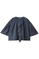 【ティアラ/Tiara】のフリルスキッパーブラウス 人気、トレンドファッション・服の通販 founy(ファニー) ファッション Fashion レディースファッション Fashion for Women トップス・カットソー Cut & Sew Tops シャツ・ブラウス・オフィスカジュアル Elegant Blouses & Button-Ups ショート Short, Short Length ジャケット Jacket, Outerwear スリーブ Sleeve, Long Sleeve / Short Sleeve タイプライター Typewriter Fabric, Crisp Cotton フリル Frill, Ruffle フレア Flare, Flared 再入荷 Restock / Back in Stock thumbnail ブルー|ID: prp329100004906957 ipo3291000000036740336