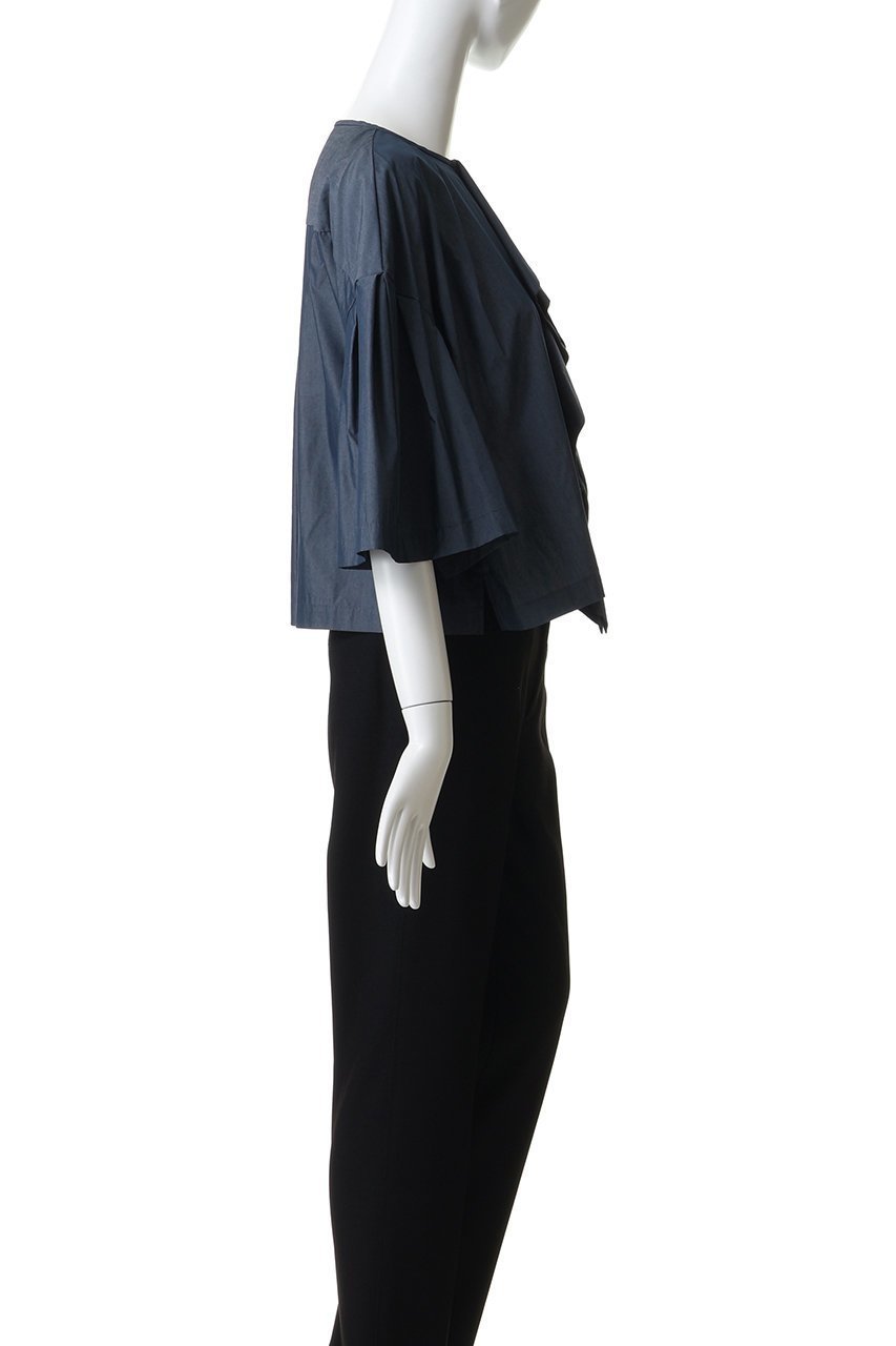 【ティアラ/Tiara】のフリルスキッパーブラウス 人気、トレンドファッション・服の通販 founy(ファニー) 　ファッション　Fashion　レディースファッション　Fashion for Women　トップス・カットソー　Cut & Sew Tops　シャツ・ブラウス・オフィスカジュアル　Elegant Blouses & Button-Ups　ショート　Short, Short Length　ジャケット　Jacket, Outerwear　スリーブ　Sleeve, Long Sleeve / Short Sleeve　タイプライター　Typewriter Fabric, Crisp Cotton　フリル　Frill, Ruffle　フレア　Flare, Flared　再入荷　Restock / Back in Stock　other-3|ID: prp329100004906957 ipo3291000000036740338